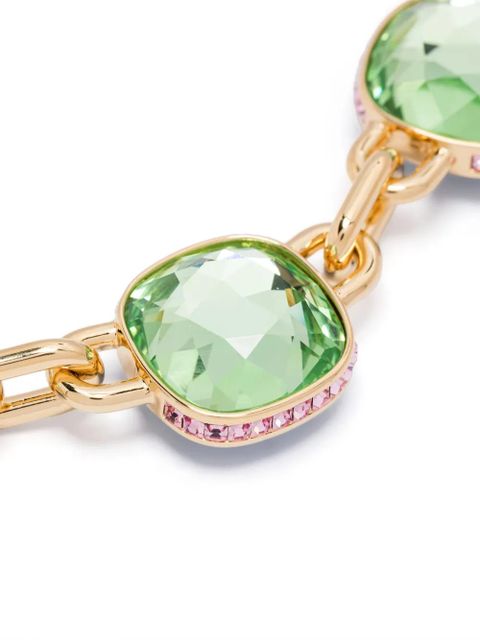 Swarovski Chroma Twist necklace - Gold