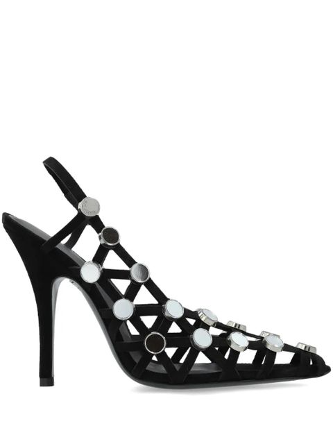 The Attico 100mm Grid pumps - Black - zdjęcie produktu nr 1