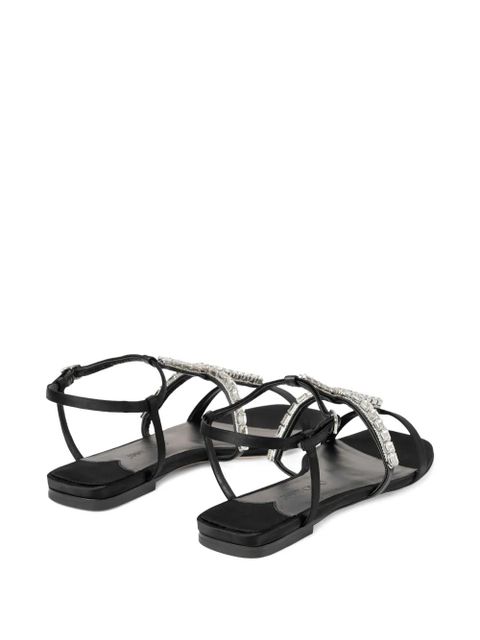 Jimmy Choo Gwyn flat sandals - Black
