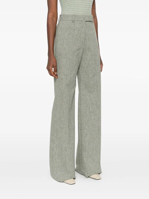 Valentino Garavani pressed crease trousers - Green