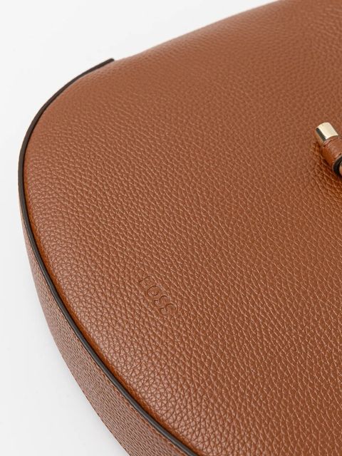 BOSS torebka skórzana kolor brązowy 50542044 - zdjęcie produktu nr 2