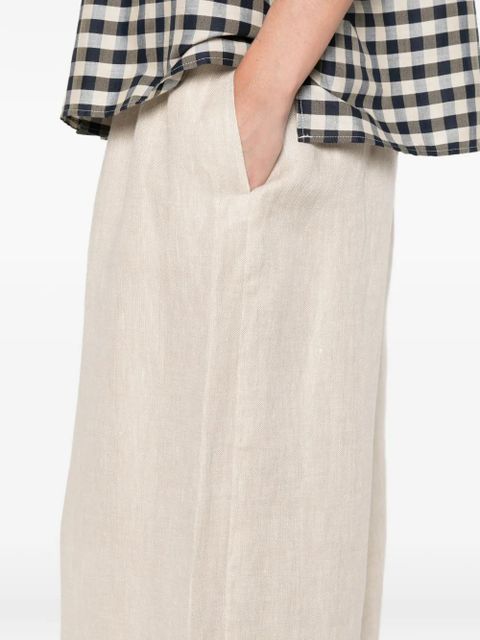 Weekend Max Mara Felino elasticated cropped trousers - Neutrals