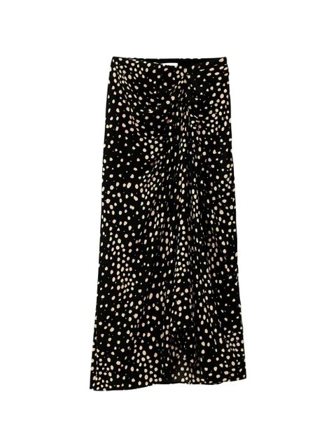 Ba&Sh Dopera polka-dot midi skirt - Black - zdjęcie produktu nr 1