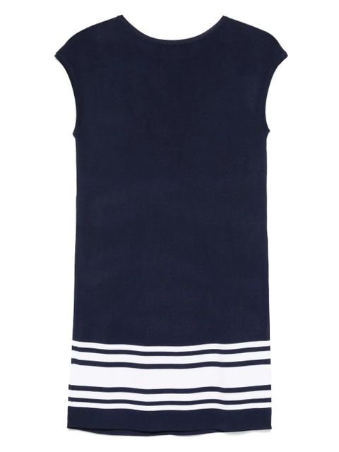 Lauren Ralph Lauren stripe-detail short dress - Blue - zdjęcie produktu nr 2