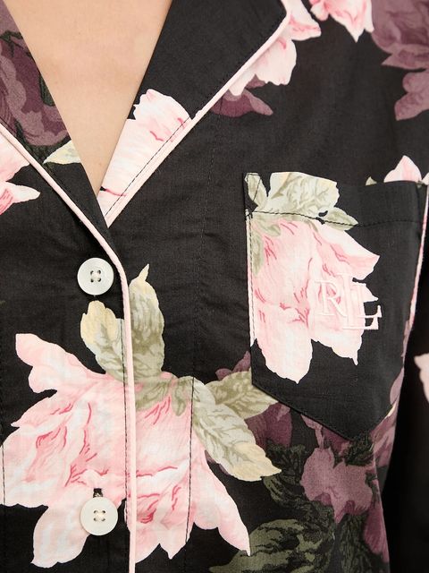 Lauren Ralph Lauren piżama damska kolor czarny ILN92438