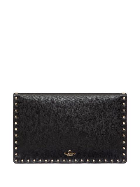 Valentino Garavani Rockstud envelope clutch bag - Black - zdjęcie produktu nr 2
