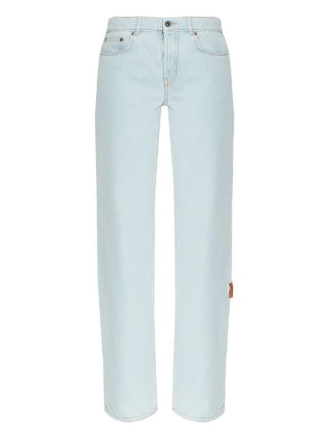 Off-White five-pocket cotton jeans - Blue - zdjęcie produktu nr 1
