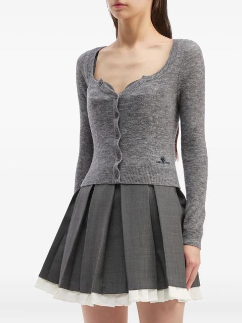 SHUSHU/TONG long-sleeve cardigan - Grey