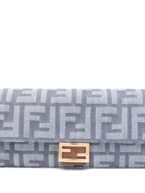 FENDI Baguette Continental clutch bag - Blue