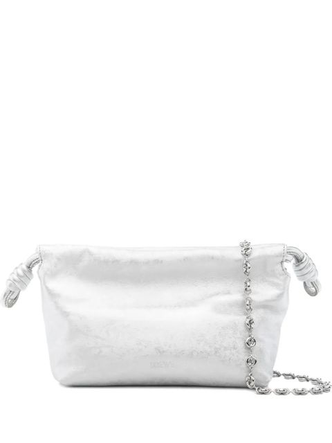 LOEWE knotted clutch bag - Silver - zdjęcie produktu nr 1