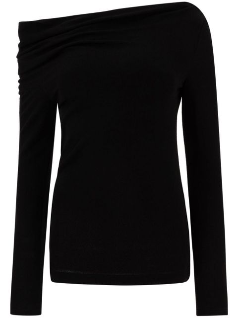 Givenchy asymmetric draped top - Black - zdjęcie produktu nr 1