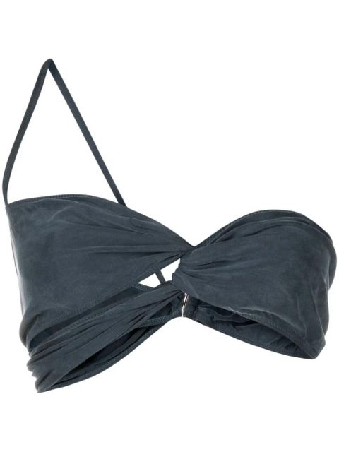 Jacquemus Le Bandeau asymmetric top - Blue - zdjęcie produktu nr 1