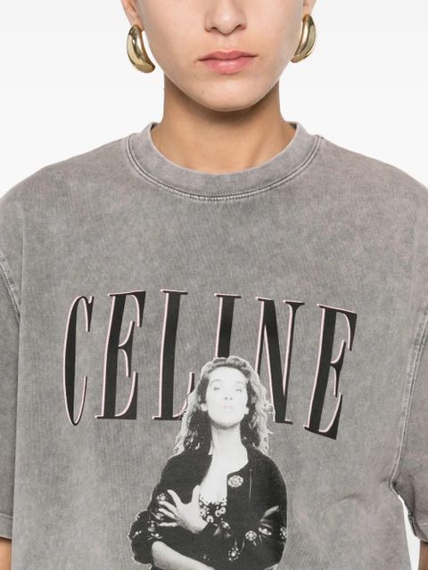 Maje graphic-print T-shirt - Grey