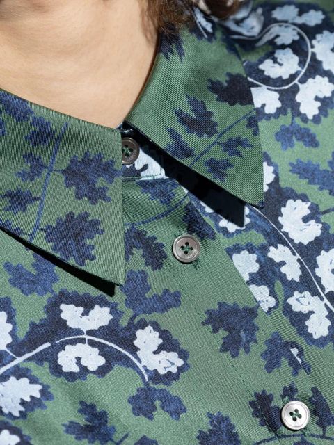 Lanvin printed shirt - Green