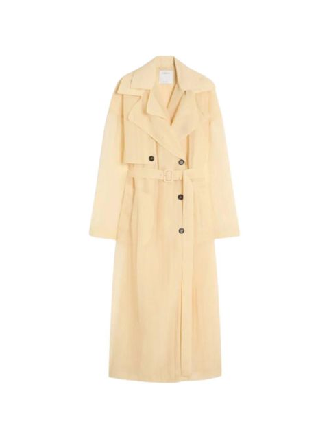 Sportmax Spsfata belted trench coat - Yellow - zdjęcie produktu nr 1