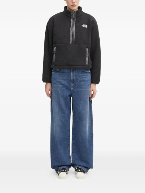 The North Face zip-fastening sweatshirt - Black