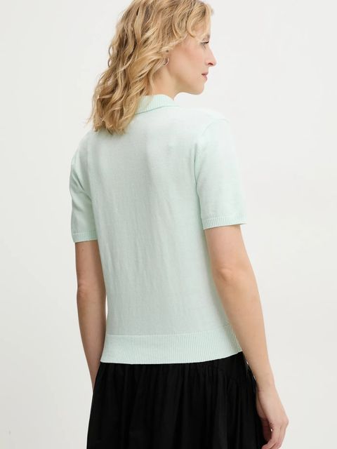 2NDDAY polo z domieszką wełny Jean