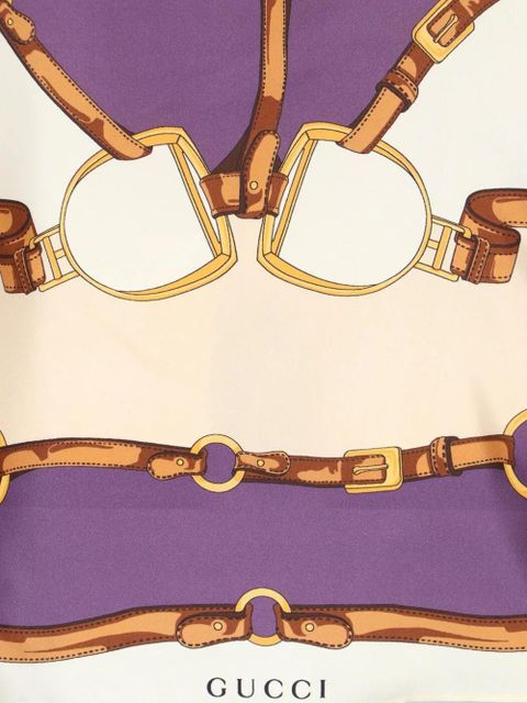 Gucci twill patterned shirt - Neutrals