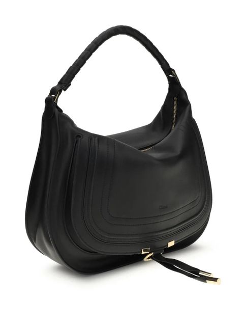 Chloé Marcie leather shoulder bag - Black