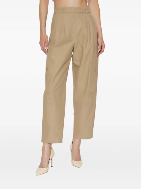 Max Mara pleated-detail trousers - Brown