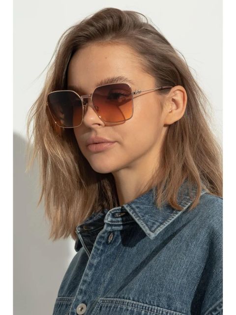 ETRO Pegaso-plaque sunglasses - Gold - zdjęcie produktu nr 2