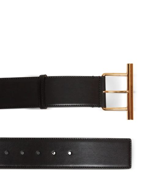 Alexander McQueen T-bar buckle belt - Black - zdjęcie produktu nr 2