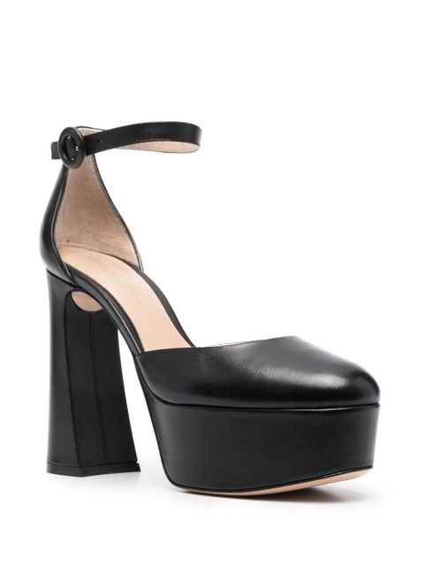 Gianvito Rossi Holly D'Orsay platform pumps - Black - zdjęcie produktu nr 2