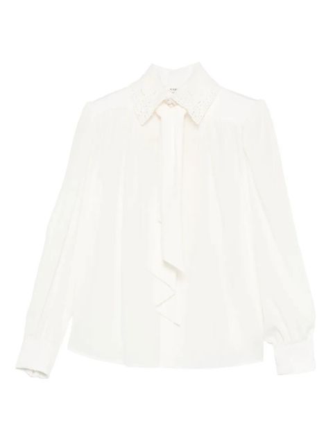 Chloé lace-collar shirt - Neutrals - zdjęcie produktu nr 1