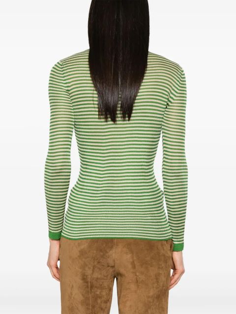 Valentino Garavani striped sweater - Green