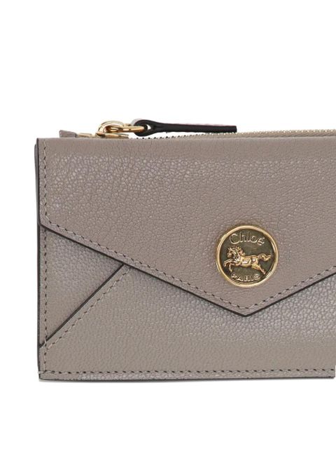 Chloé envelope logo wallet - Grey
