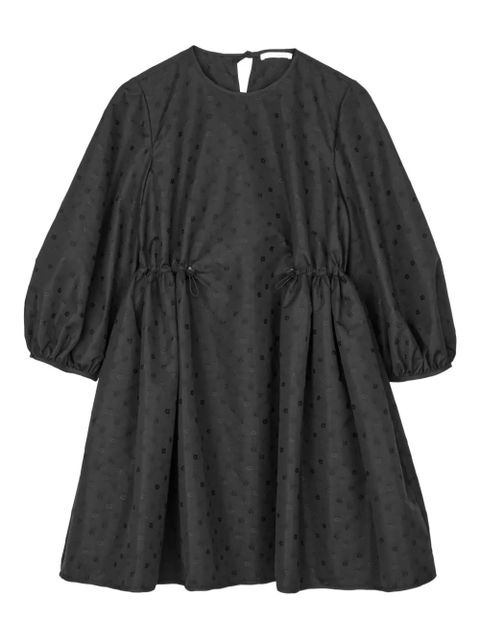 Cecilie Bahnsen Clo drawstrings mini dress - Black - zdjęcie produktu nr 1
