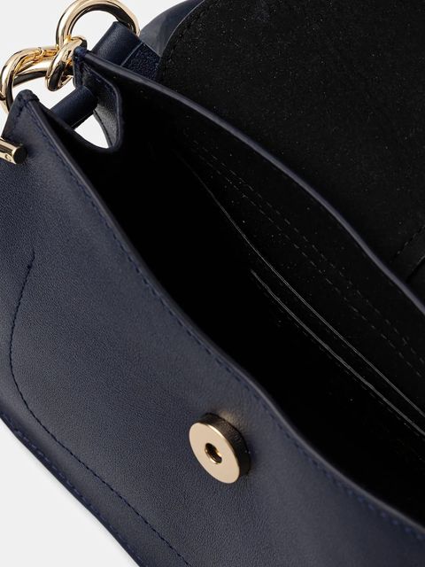 Furla torebka skórzana kolor granatowy WB01032.BX2045.4533S