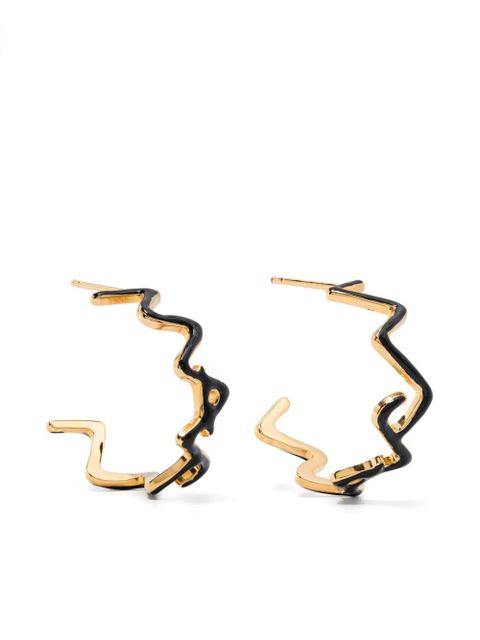 Marni logo earrings - Gold - zdjęcie produktu nr 1