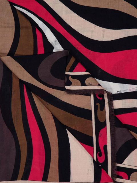 PUCCI Marmo-print scarf - Black - zdjęcie produktu nr 2