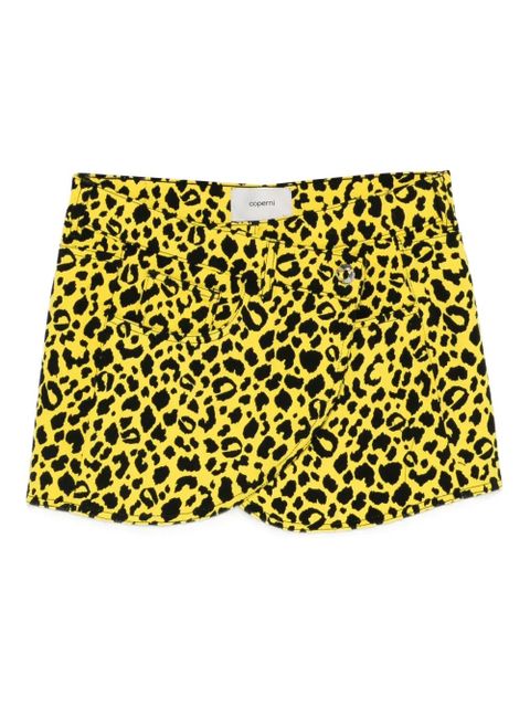 Coperni leopard-print wrap skirt - Yellow - zdjęcie produktu nr 1