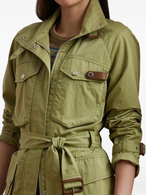 Lauren Ralph Lauren belted multi-pocket jacket - Green