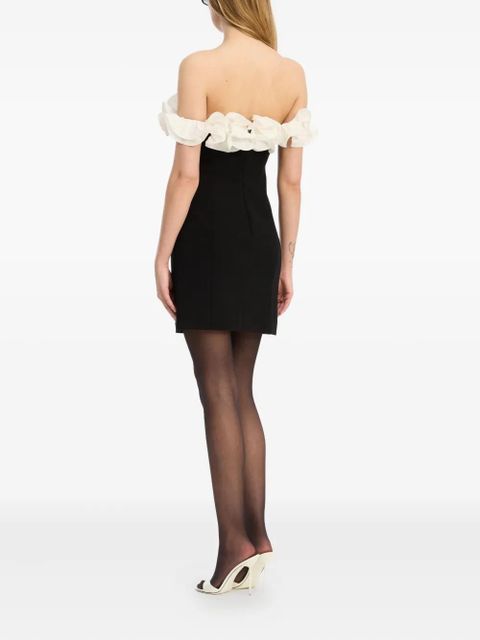 ROTATE BIRGER CHRISTENSEN ruffle mini dress - Black - zdjęcie produktu nr 2