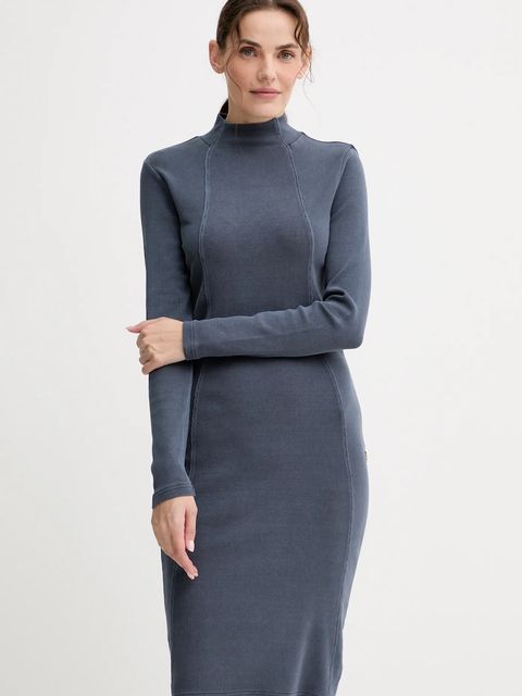 G-Star sukienka kolor szary mini dopasowana D27164.E127 - zdjęcie produktu nr 1