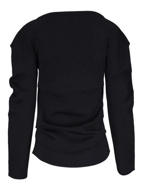 KHAITE Lovisa long-sleeve top - Black - zdjęcie produktu nr 2