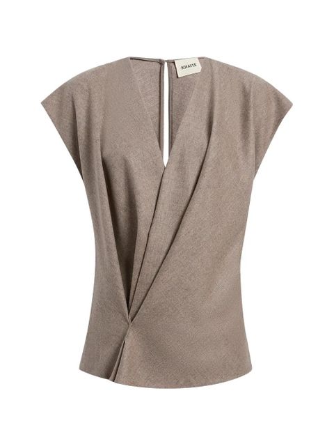 KHAITE Mer top - Neutrals - zdjęcie produktu nr 1