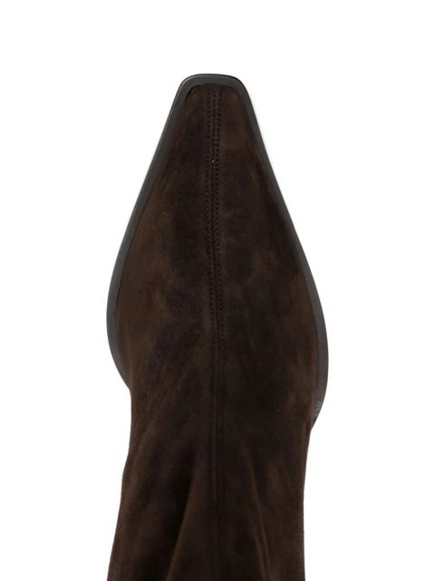 Aquazzura 80mm pointed heel boots - Brown