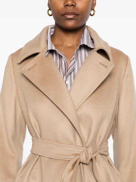 Max Mara virgin-wool trench coat - Neutrals