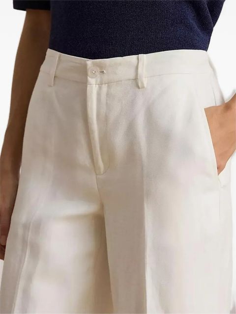 Lauren Ralph Lauren wide-leg cropped trousers - Neutrals