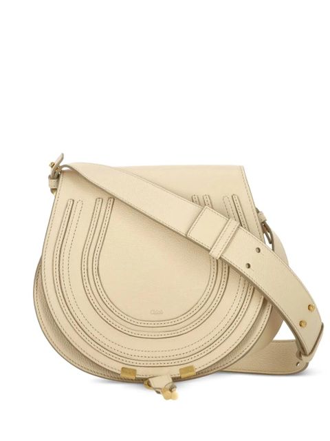 Chloé saddle stitching Marcie saddle bag - Neutrals - zdjęcie produktu nr 1