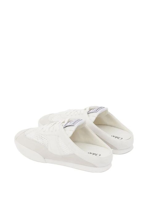 Chloé Kick lace-up mule sneakers - Neutrals