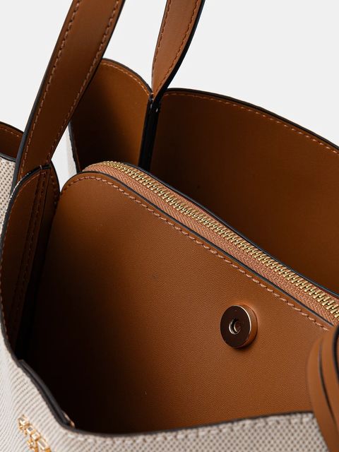 Guess torebka NICOLETTE kolor beżowy HWAG96 62230