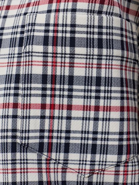 Victoria Beckham Cocoon Shacket check-pattern jacket - Neutrals - zdjęcie produktu nr 2