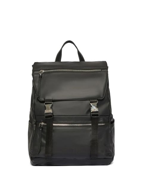 GCDS buckle-details backpack - Black - zdjęcie produktu nr 1