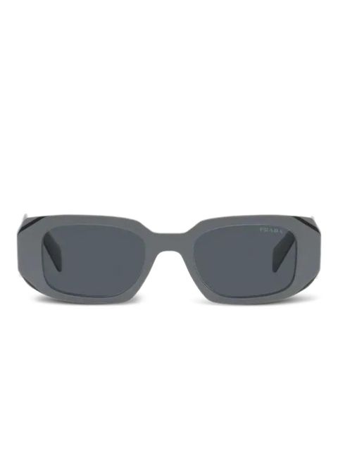 Prada Eyewear Symbole geometric-frame sunglasses - Grey - zdjęcie produktu nr 1