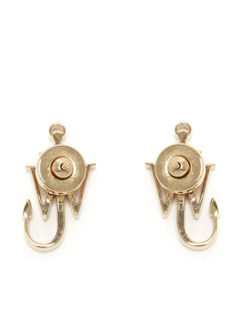 JW Anderson Anchor polished-finish earrings - Gold - zdjęcie produktu nr 2